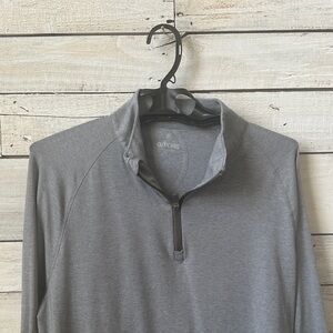 G/FORE Gray Quarter-Zip Golf Pullover - Men’s Large